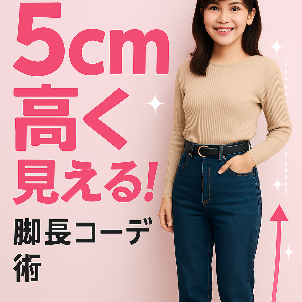 【150cm台必見】低身長女性のスタイルアップファッション術！着痩せ&脚長効果の完全ガイド