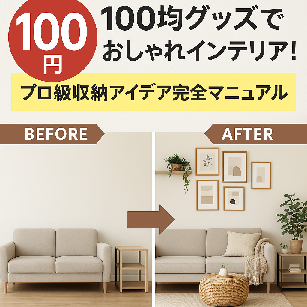 【驚きの100円】100均グッズでおしゃれインテリア！プロ級収納アイデア完全マニュアル