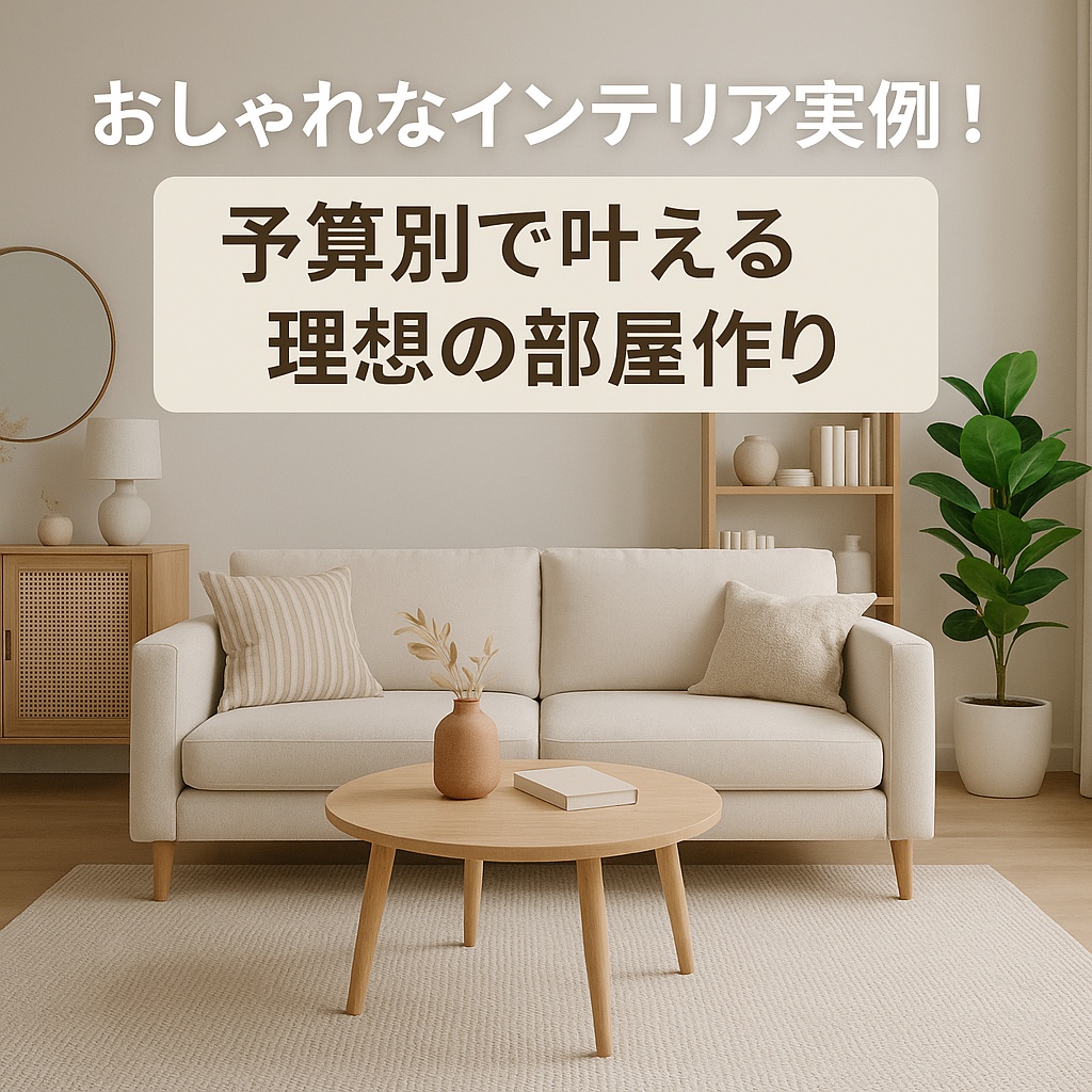 おしゃれなインテリア実例！予算別で叶える理想の部屋作り